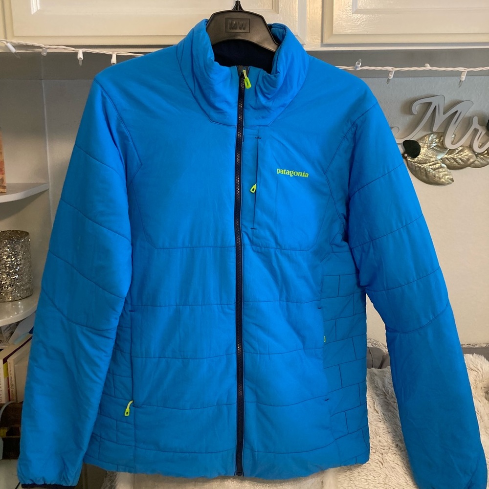 Blue Puff Patagonia Jacket - Large
